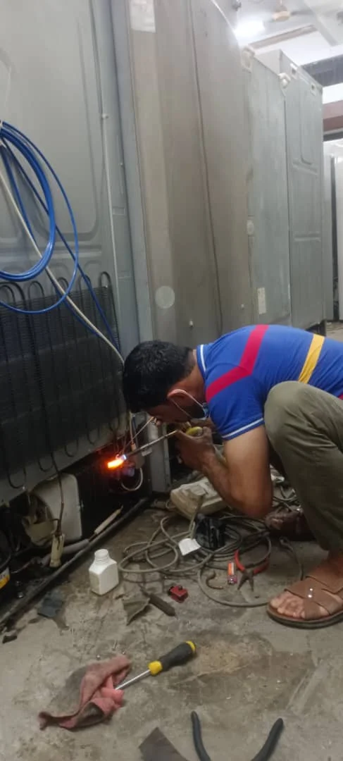 On-site brazing repair by Habib Elektrik